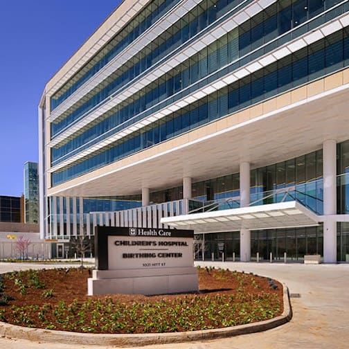MU Healthcare Children's Hospital Sign