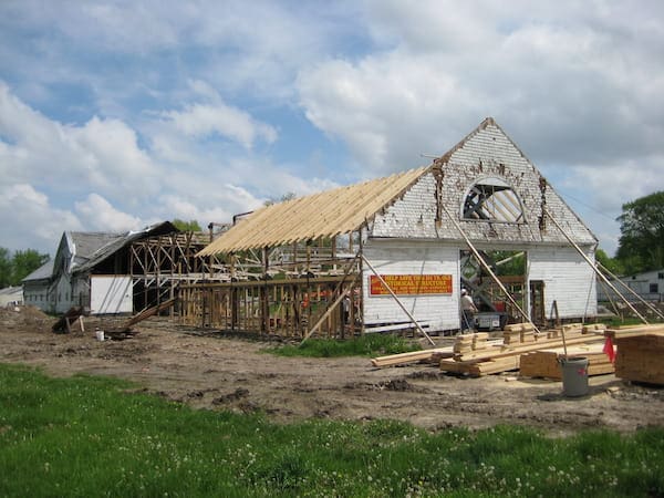 Simmons Stables Progress